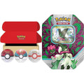 Pokemon TCG Poke Ball Tin Bundle - Poke Ball, Lure Ball & Premier Ball & TCG: Paldea Partners Tin - Meowscarada ex (1 Foil Promo Card & 4 Booster Packs)