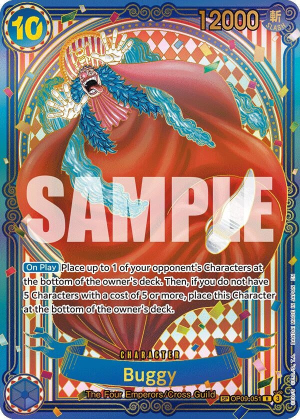 Buggy - OP09-051 (SP) (Gold) (OP09-051) (OP14)