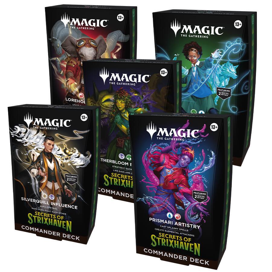 Secrets of Strixhaven Commander Deck Case (Magic The Gathering )