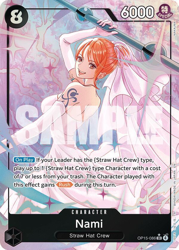 OP Singles - Nami (OP15-086) (Alternate Art)