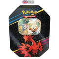 Pokemon TCG Crown Zenith Tin - Galarian Zapdos (1 Foil Card & 5 Booster Packs)