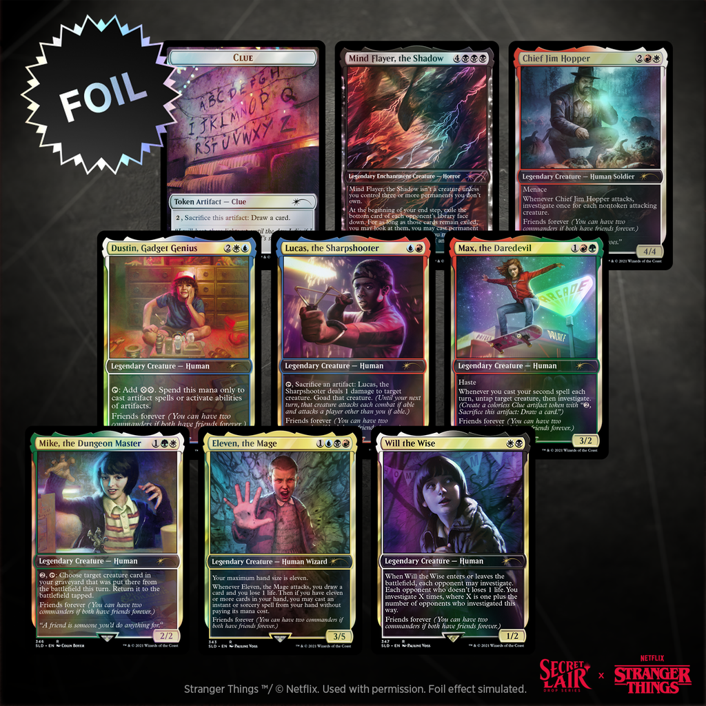 Magic the Gathering: Secret Lair: Stranger Things - Foil Edition