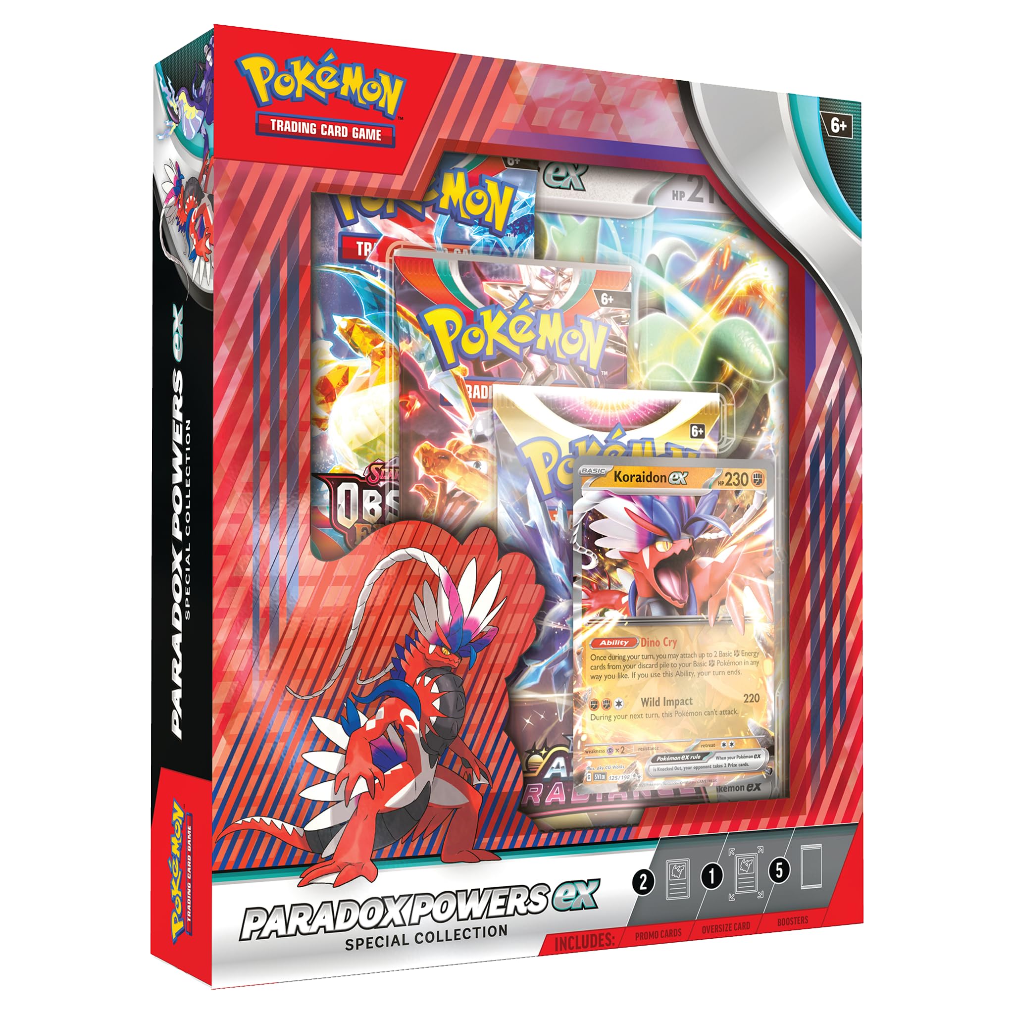 Pokemon TCG Paradox Powers ex Special Collection -2023 Amazon Exclusive