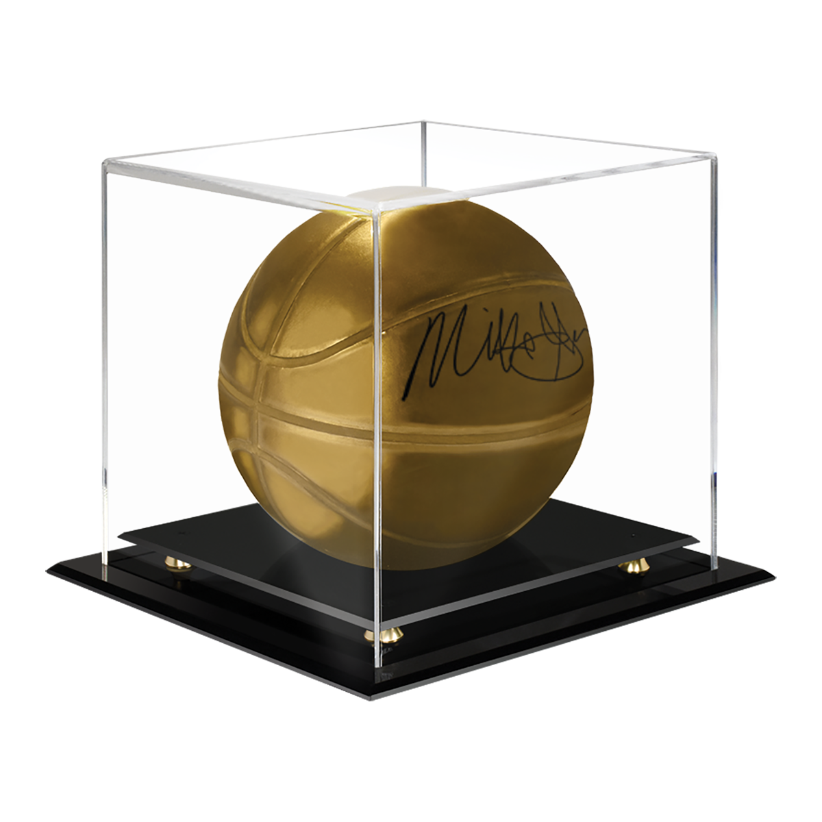 Mini Basketball & Mini Helmet Riser Display Case