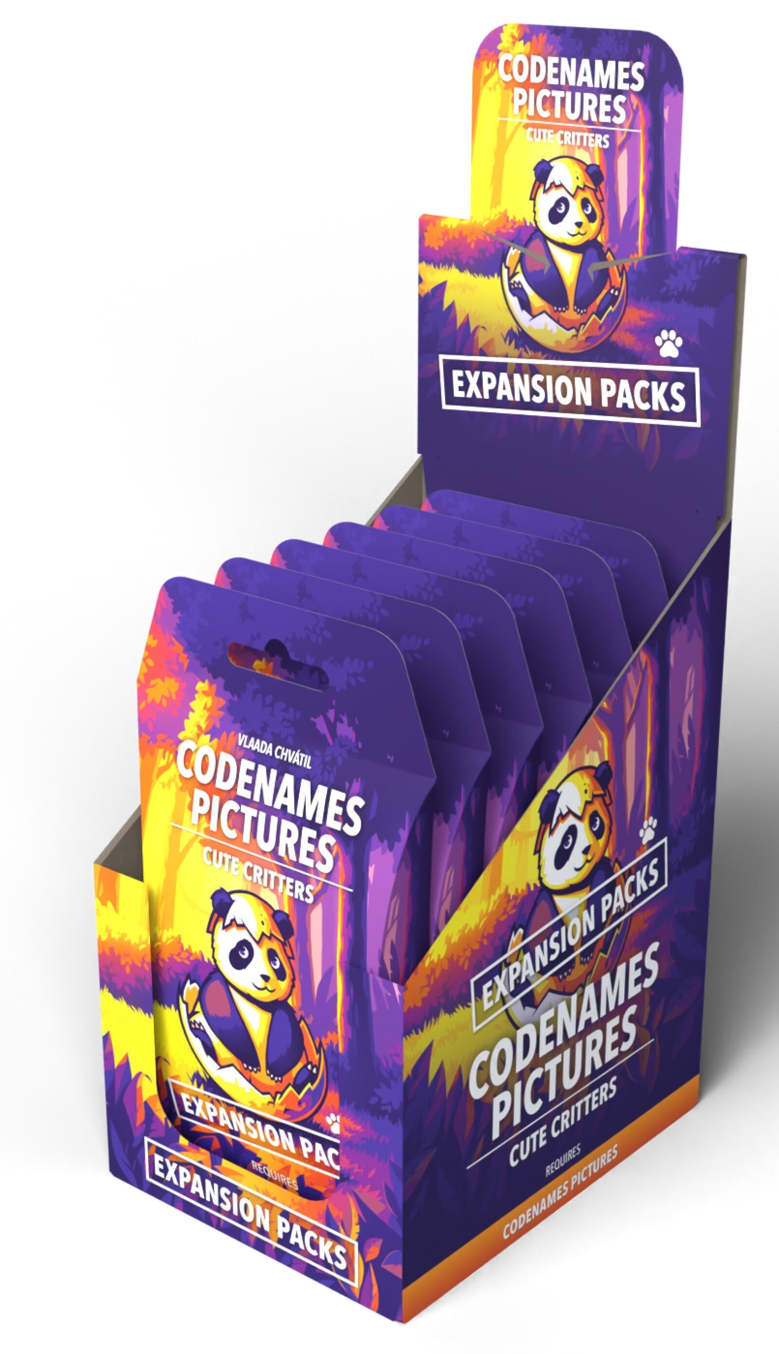 PREORDER Codenames Cute Critters - Expansion Pack DISPLAY (includes 6x packs)