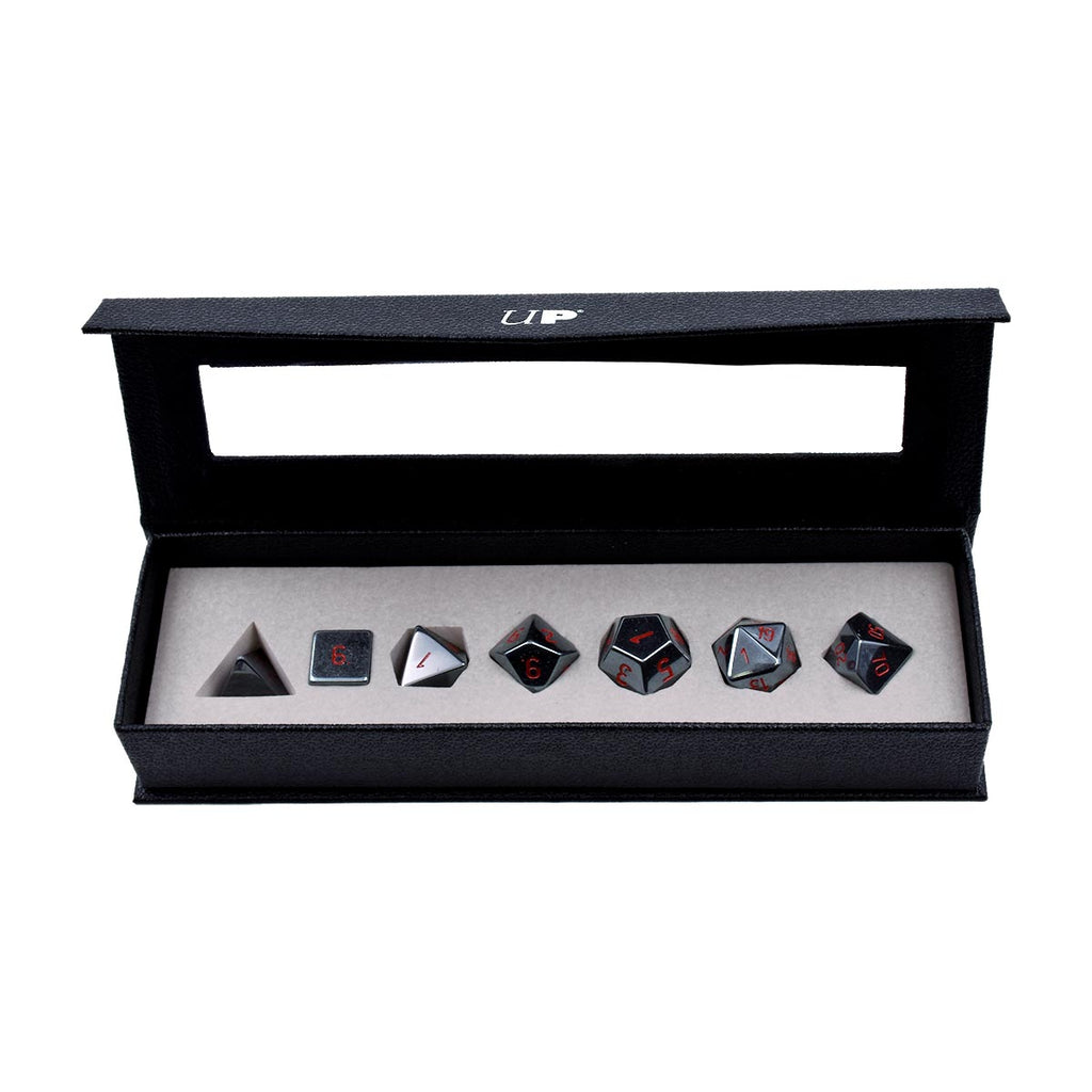 Gemstone Hematite RPG Dice Set (7ct)