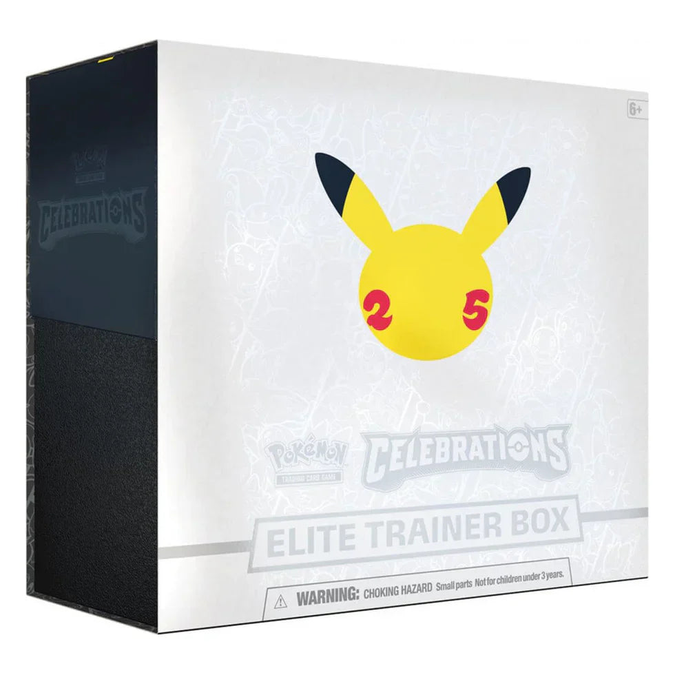 Pokemon | Celebrations Elite Trainer Box (ETB) | Card Game | Ages 6+ | 2 Players | 10+ Minutes Playing Time