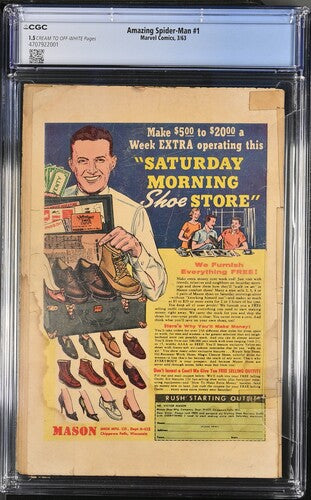 Amazing Spider-Man #1 1963 CGC 1.5