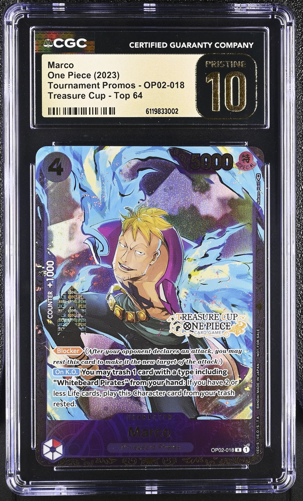 CGC PRISTINE 10 Marco [Tournament Promos] - 6119833002
