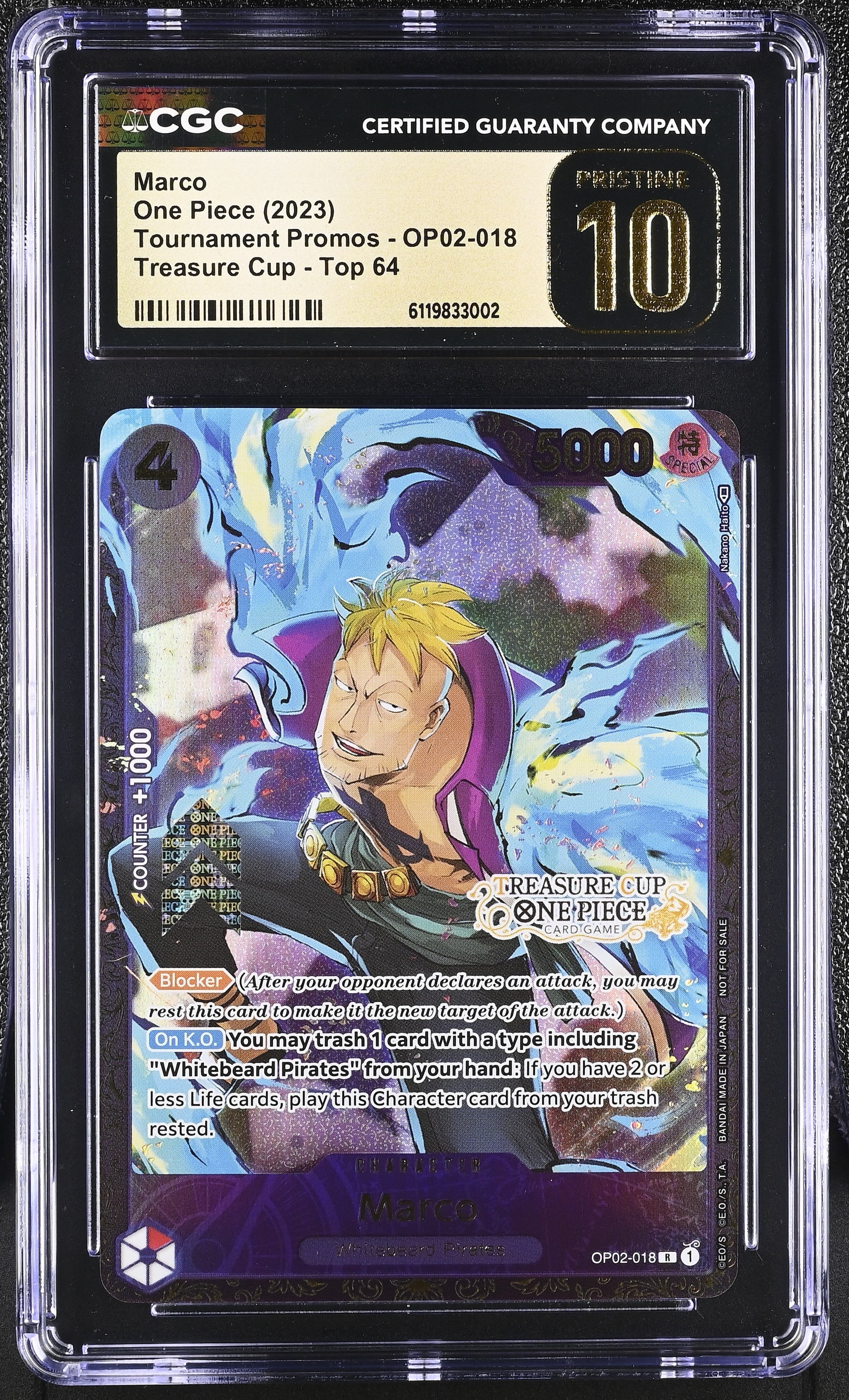 CGC PRISTINE 10 Marco [Tournament Promos] - 6119833002