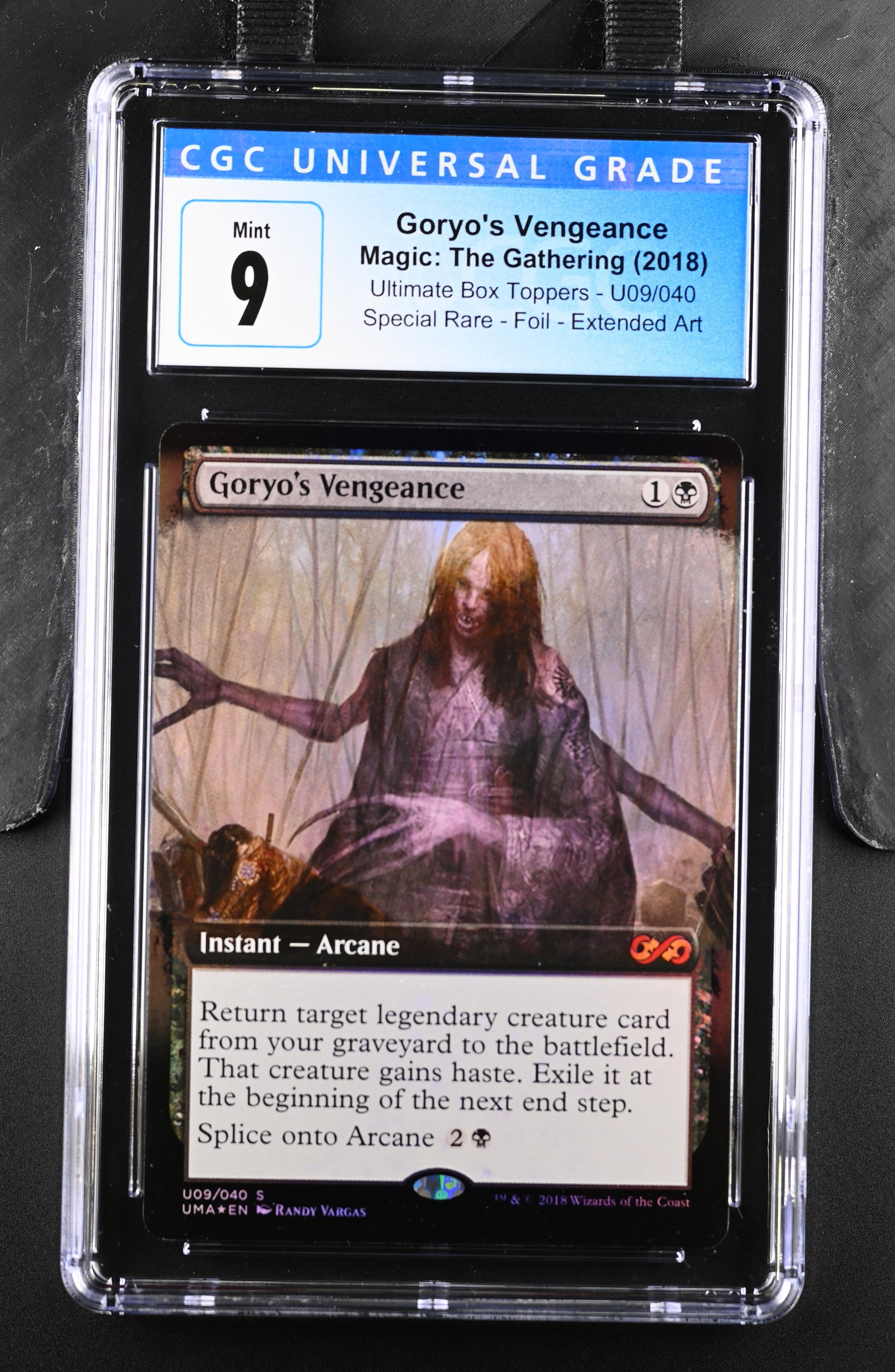 2018 Magic The Gathering Ultimate Box Toppers Goryo's Vengeance U09/040 Foil CGC 9