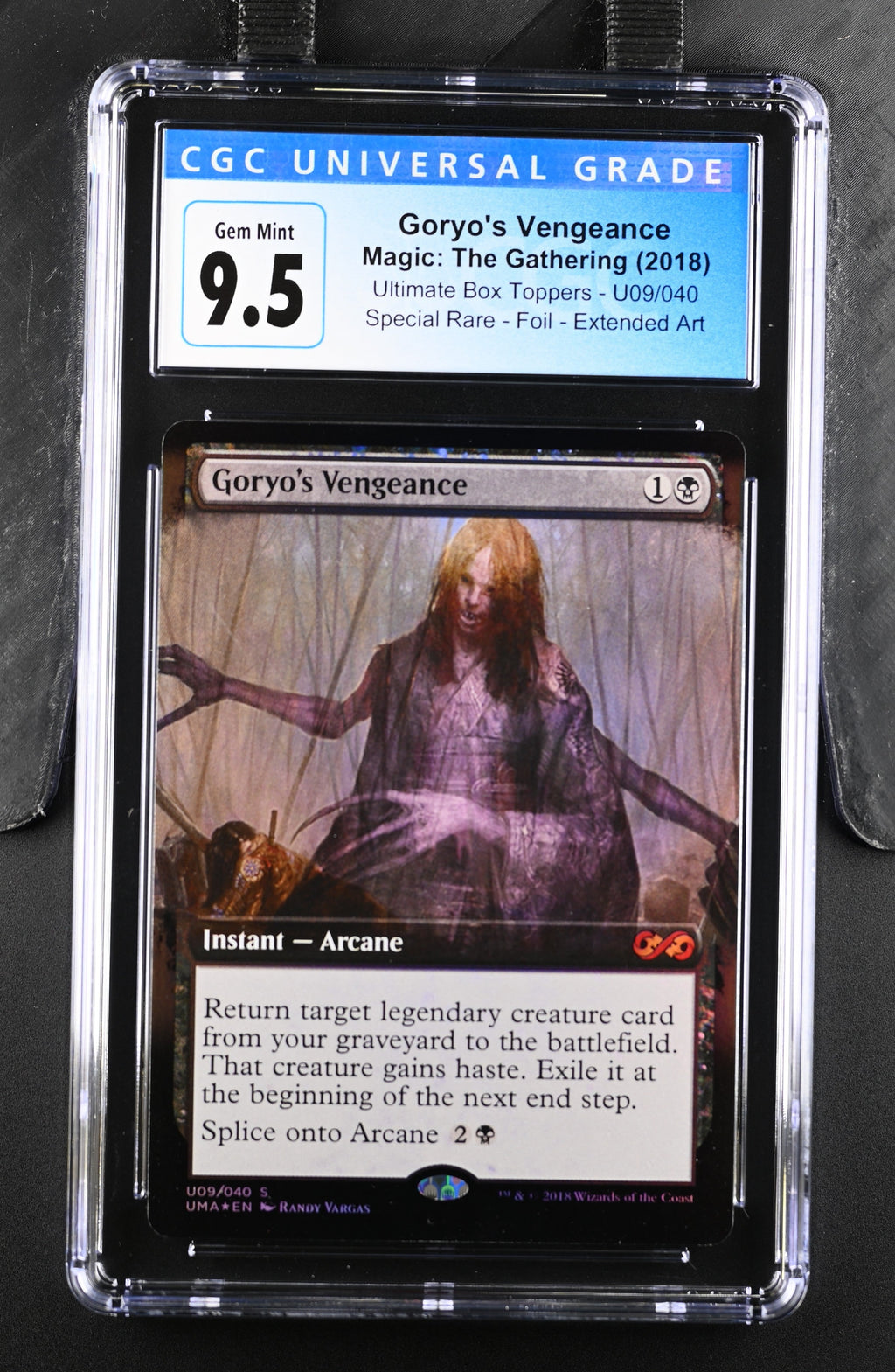 2018 Magic The Gathering Ultimate Box Toppers Goryo's Vengeance U09/040 Foil CGC 10