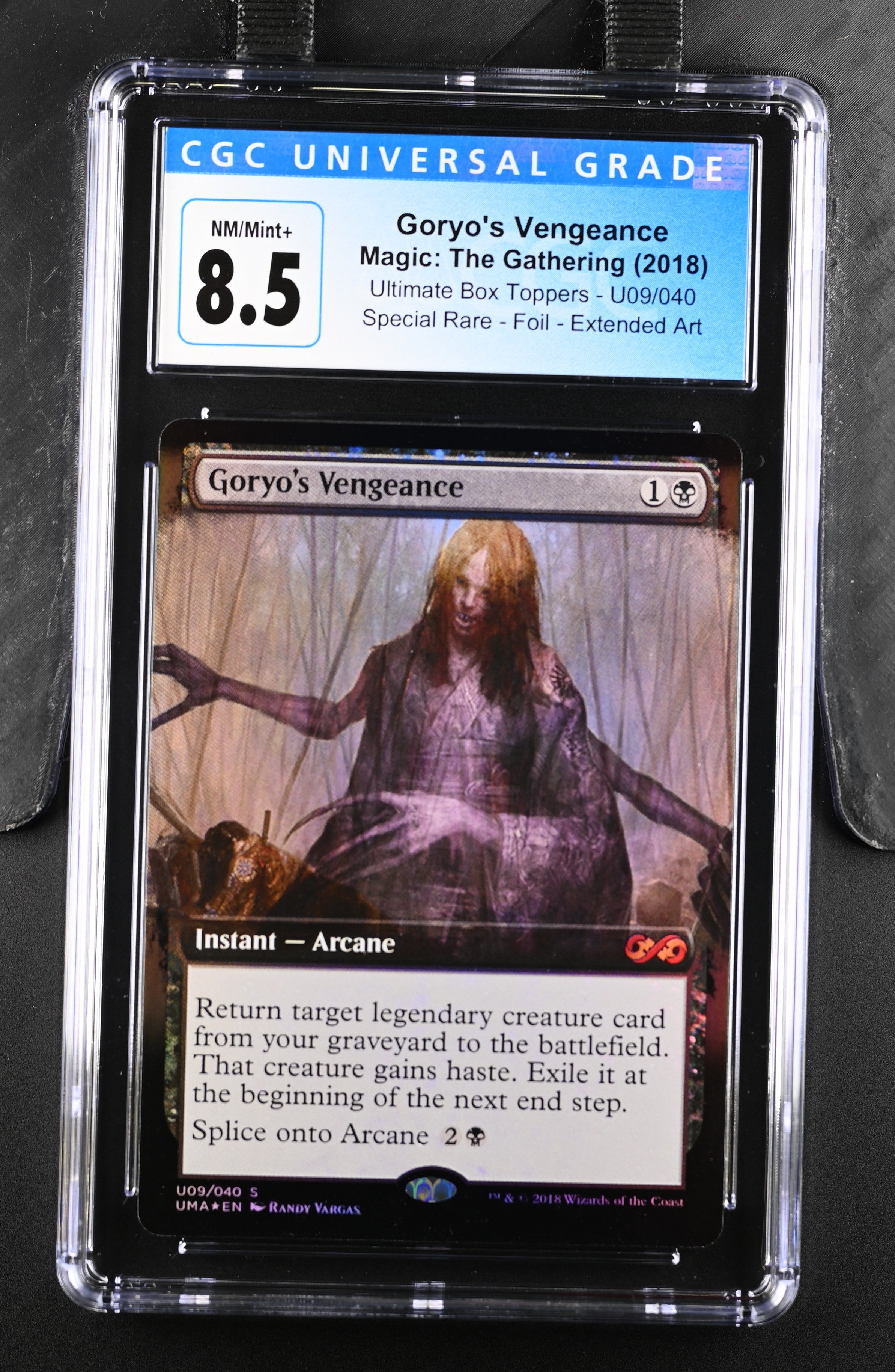 2018 Magic The Gathering Ultimate Box Toppers Goryo's Vengeance U09/040 Foil CGC 8.5