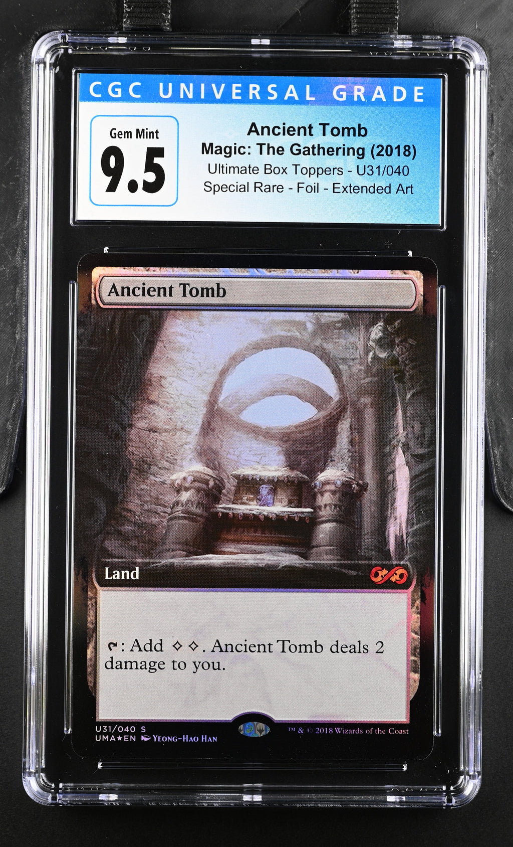 2018 Magic The Gathering Ultimate Box Toppers Ancient Tomb U31/040 Foil CGC 10