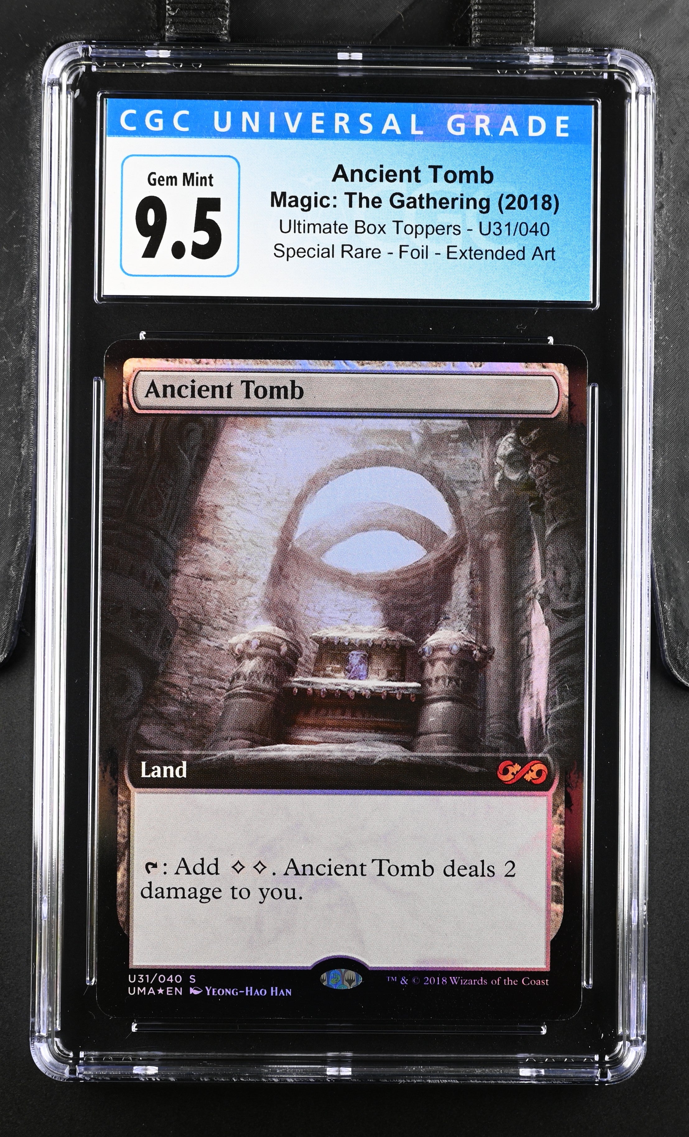 2018 Magic The Gathering Ultimate Box Toppers Ancient Tomb U31/040 Foil CGC 10