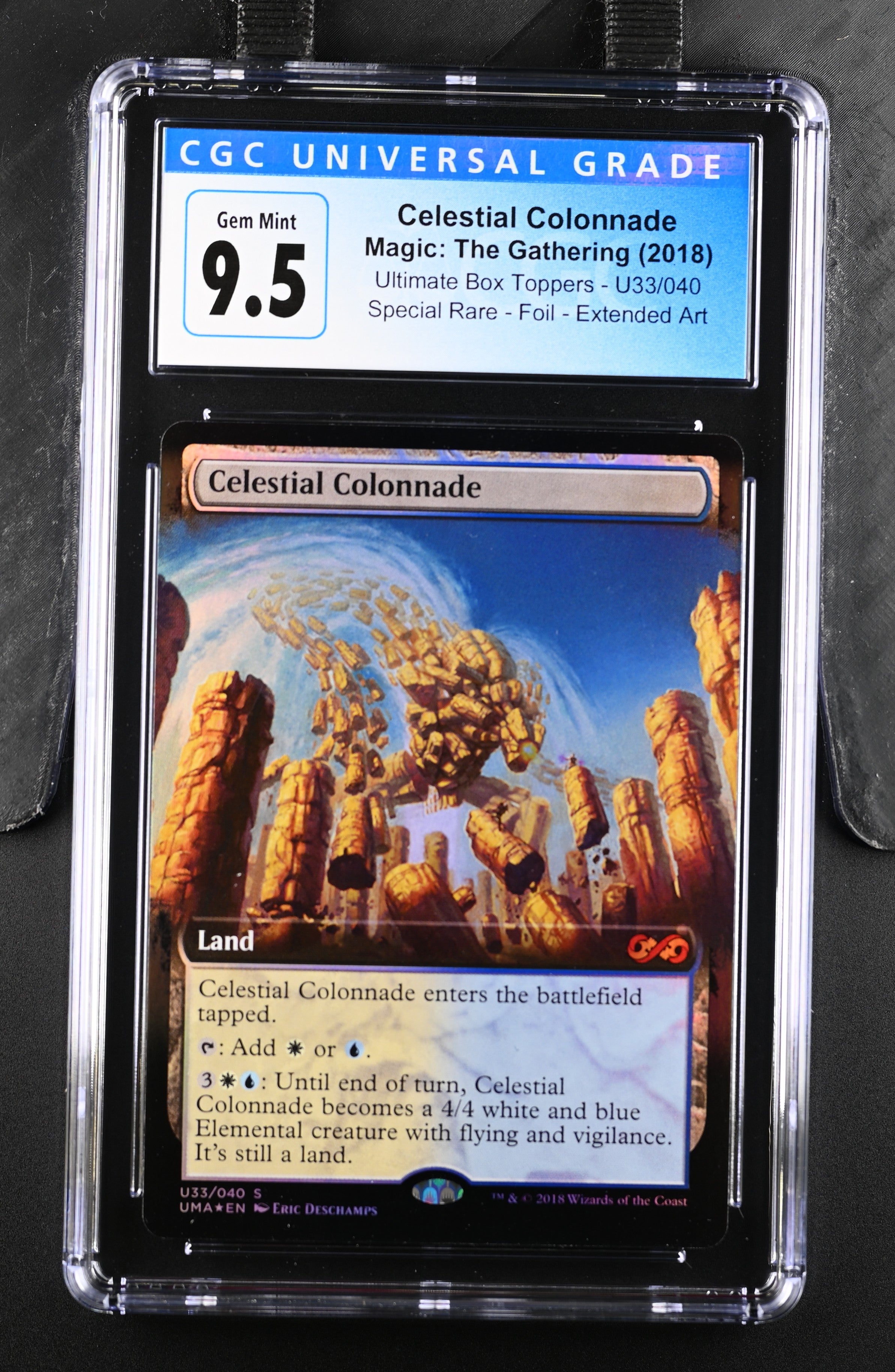 2018 Magic The Gathering Ultimate Box Toppers Celestial Colonnade U33/040 Foil CGC 10