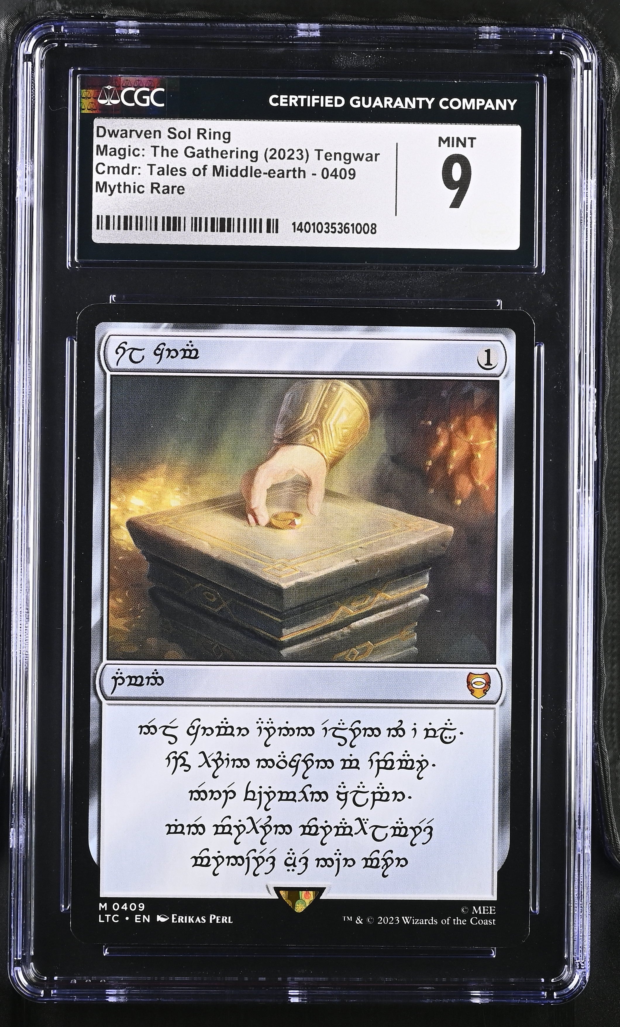 CGC 9 Dwarven Sol Ring[Cmdr: Tales of Middle-earth] - 1401035361008