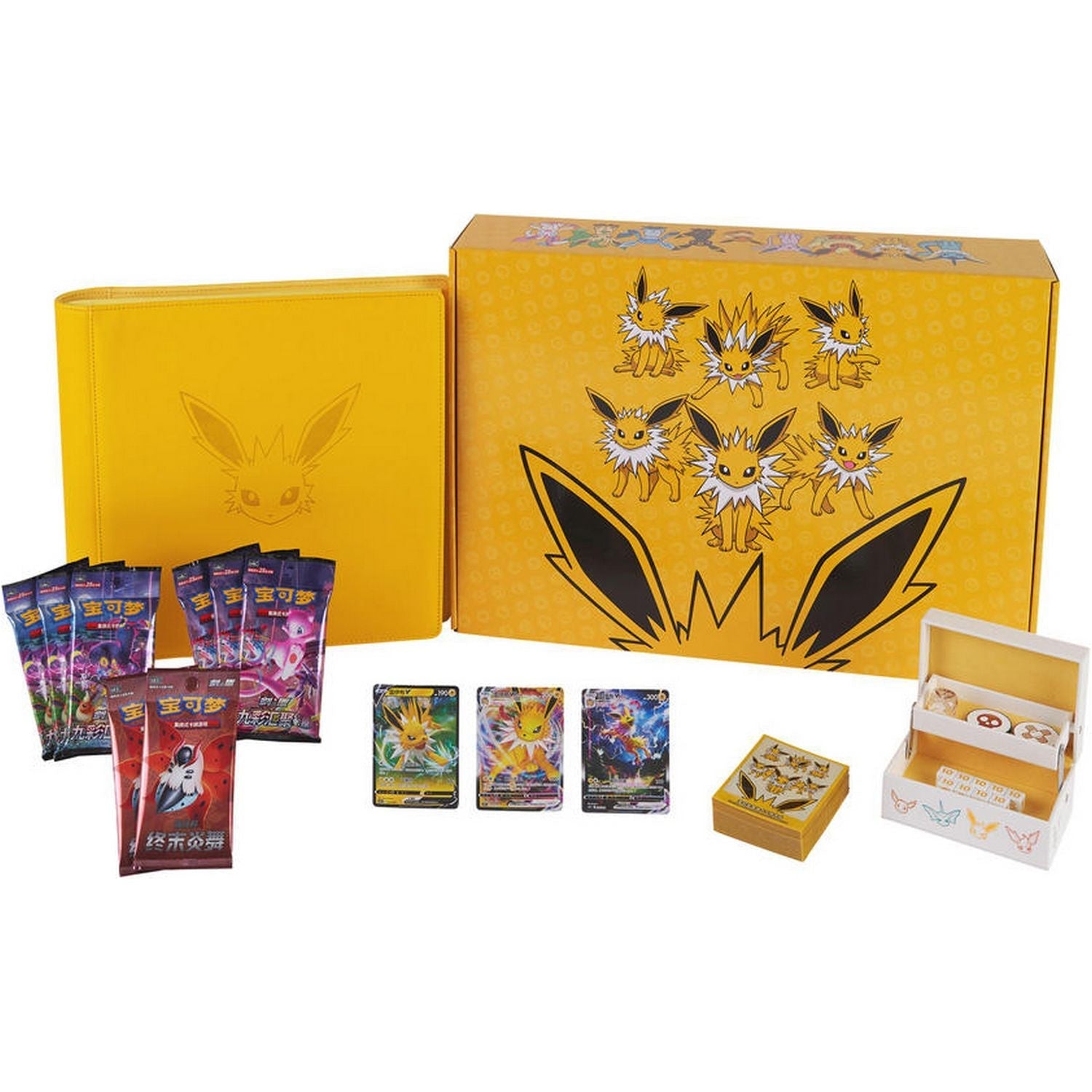 Pokemon Eevee GX Premium Gift Box Bundle "Jolteon" (S-Chinese)