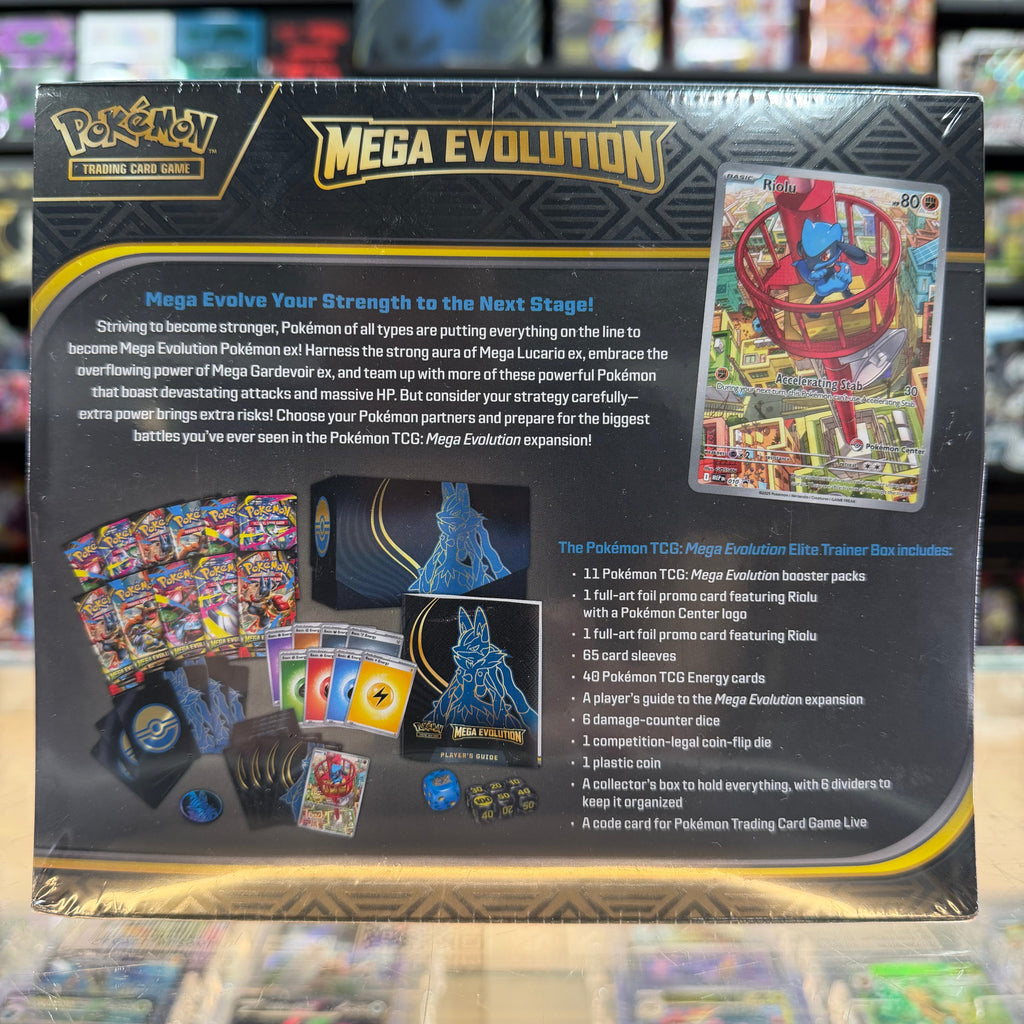 Pokemon TCG Mega Evolution Elite Trainer Box (ETB) (Mega Lucario) (Pokémon Center Exclusive)