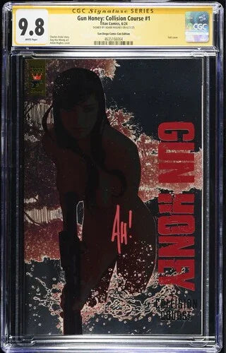 Gun Honey: Collision Course #1 Adam Hughes Foil - CGC Signature Series 9.8