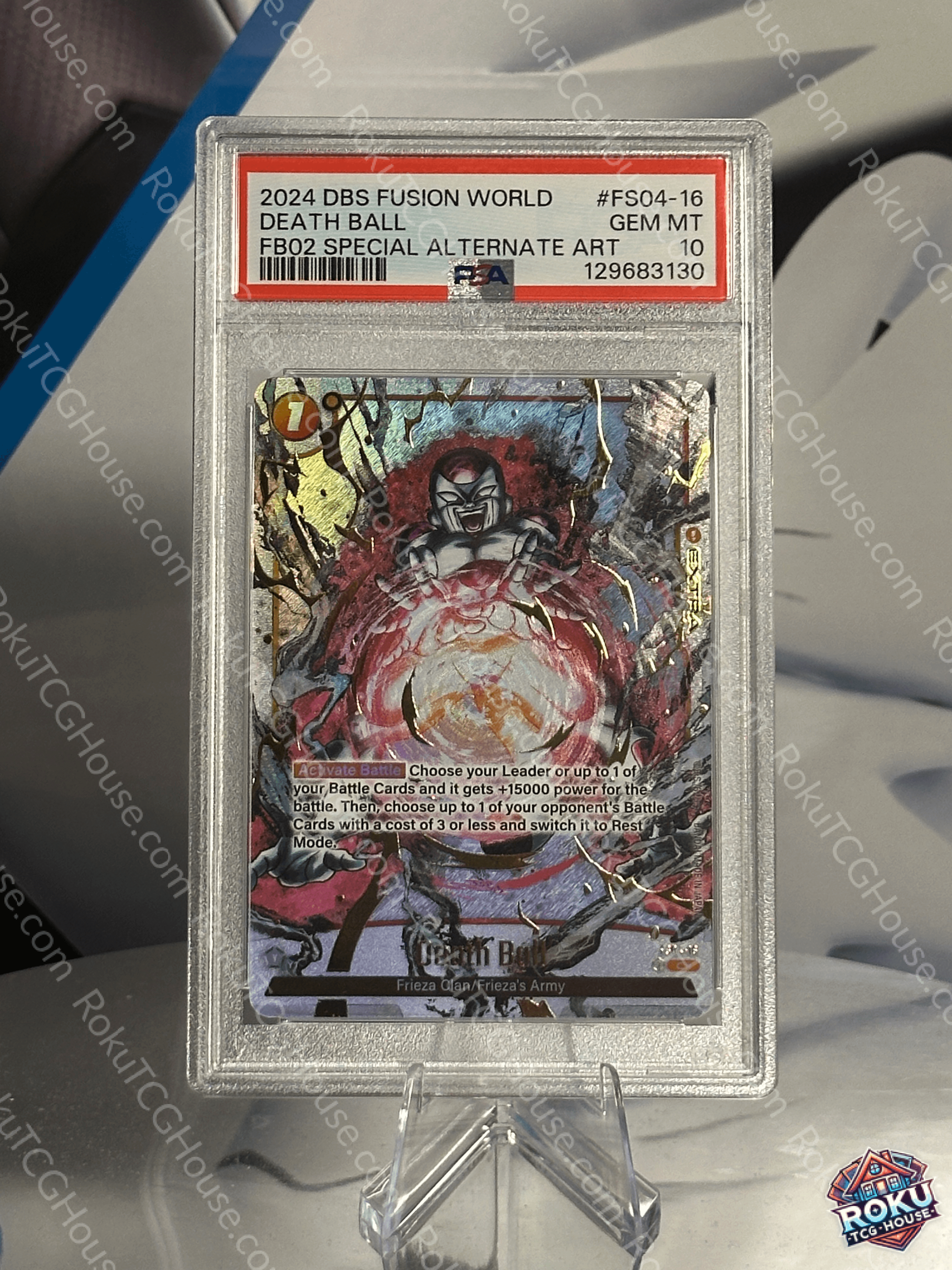 Death Ball - Dragon Ball Super Card (PSA 10)