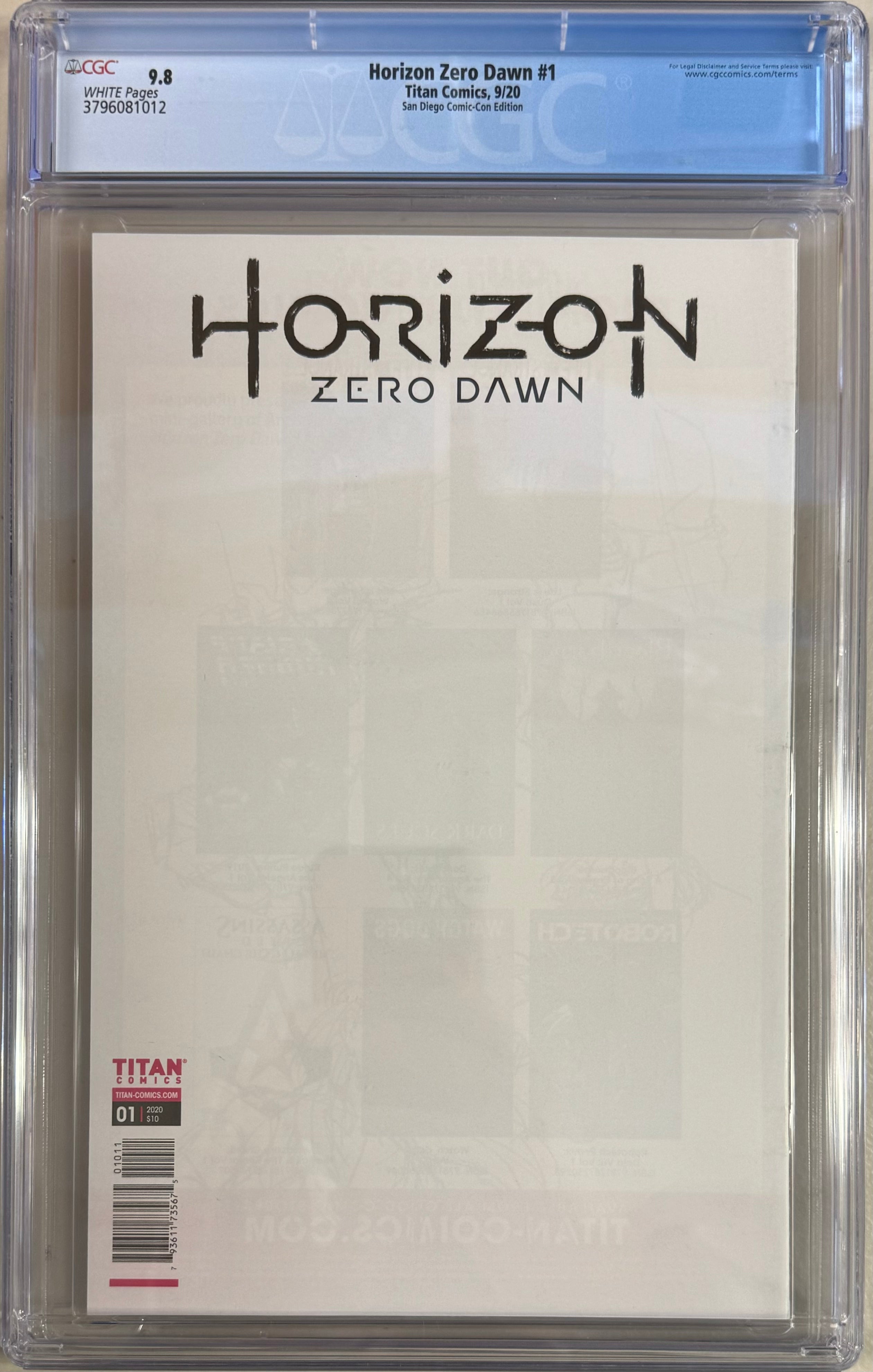 Horizon Zero Dawn #1 San Diego Comic Con Exclusive Variant - CGC Graded 9.8