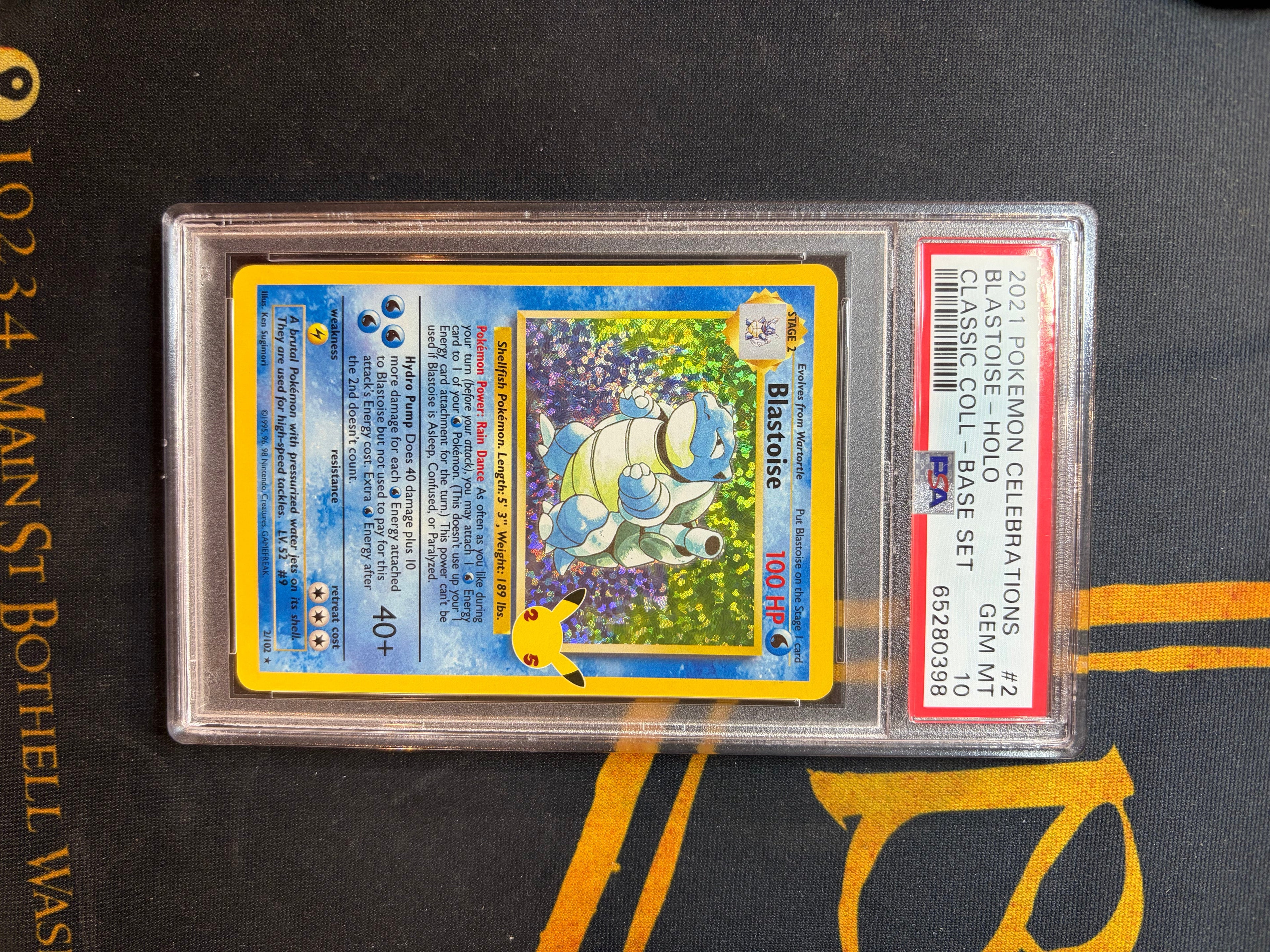 PSA GEM MT 10 Blastoise-Holo (2/102) [Celebrations Classic Collection] - 65280398