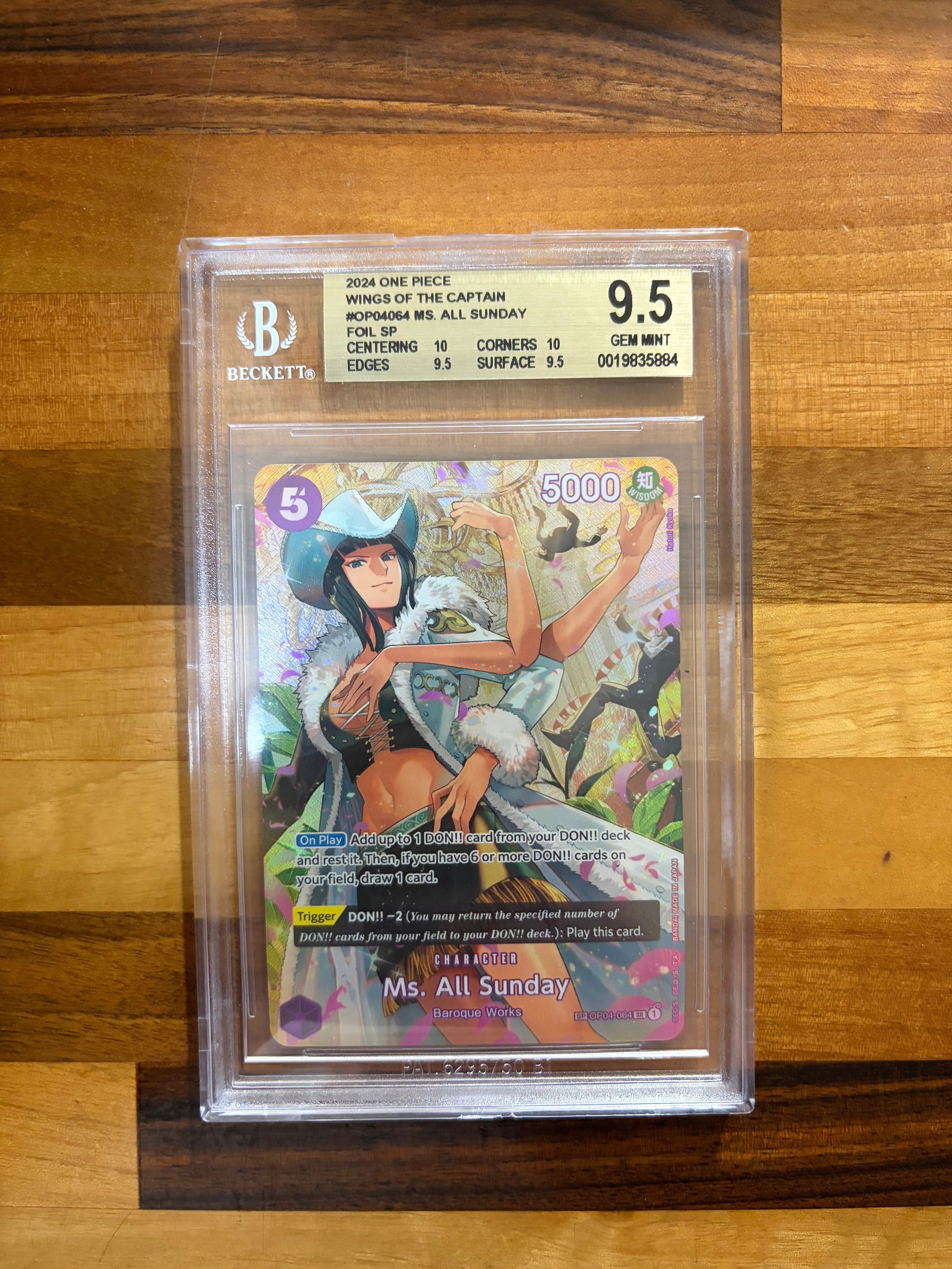 BGS 9.5 Ms. All Sunday (SP) [Wings of the Captain] - 19835884