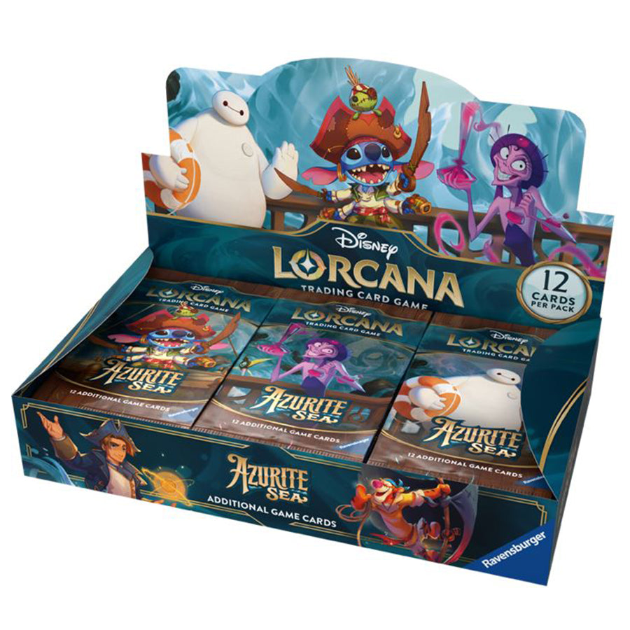 Disney Lorcana Azurite Sea Booster Box 24 Packs