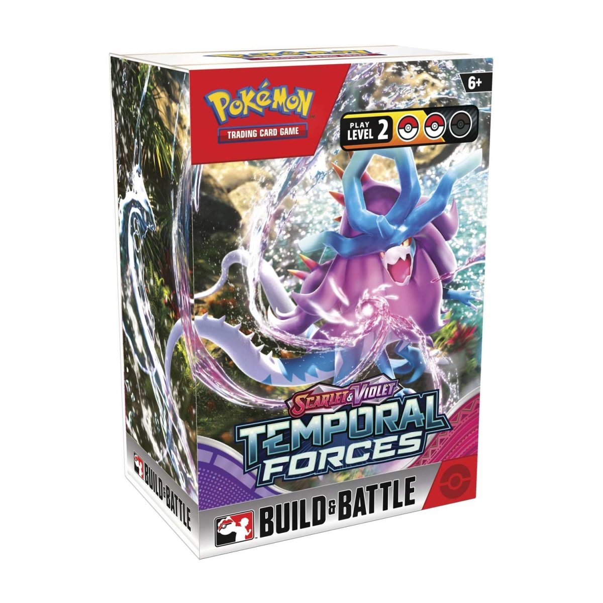 Pokemon TCG SCARLET AND VIOLET: TEMPORAL FORCES: Build & Battle Display Box (10 Kits)