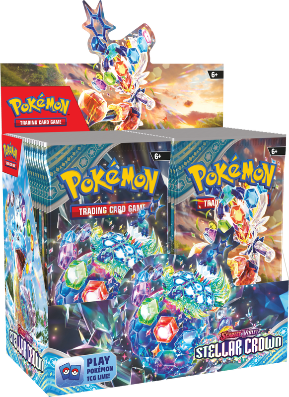 Pokemon Scarlet & Violet Stellar Crown Booster Box 36 Packs