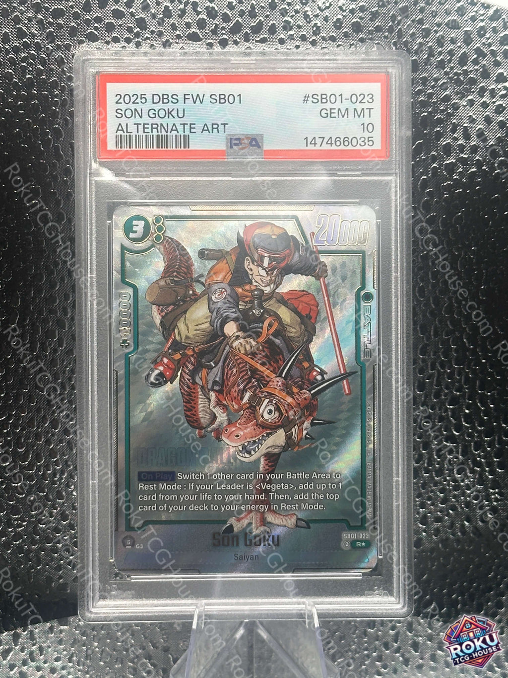 Son Goku - Manga Booster 01 - Dragon Ball Super Card (PSA 10)