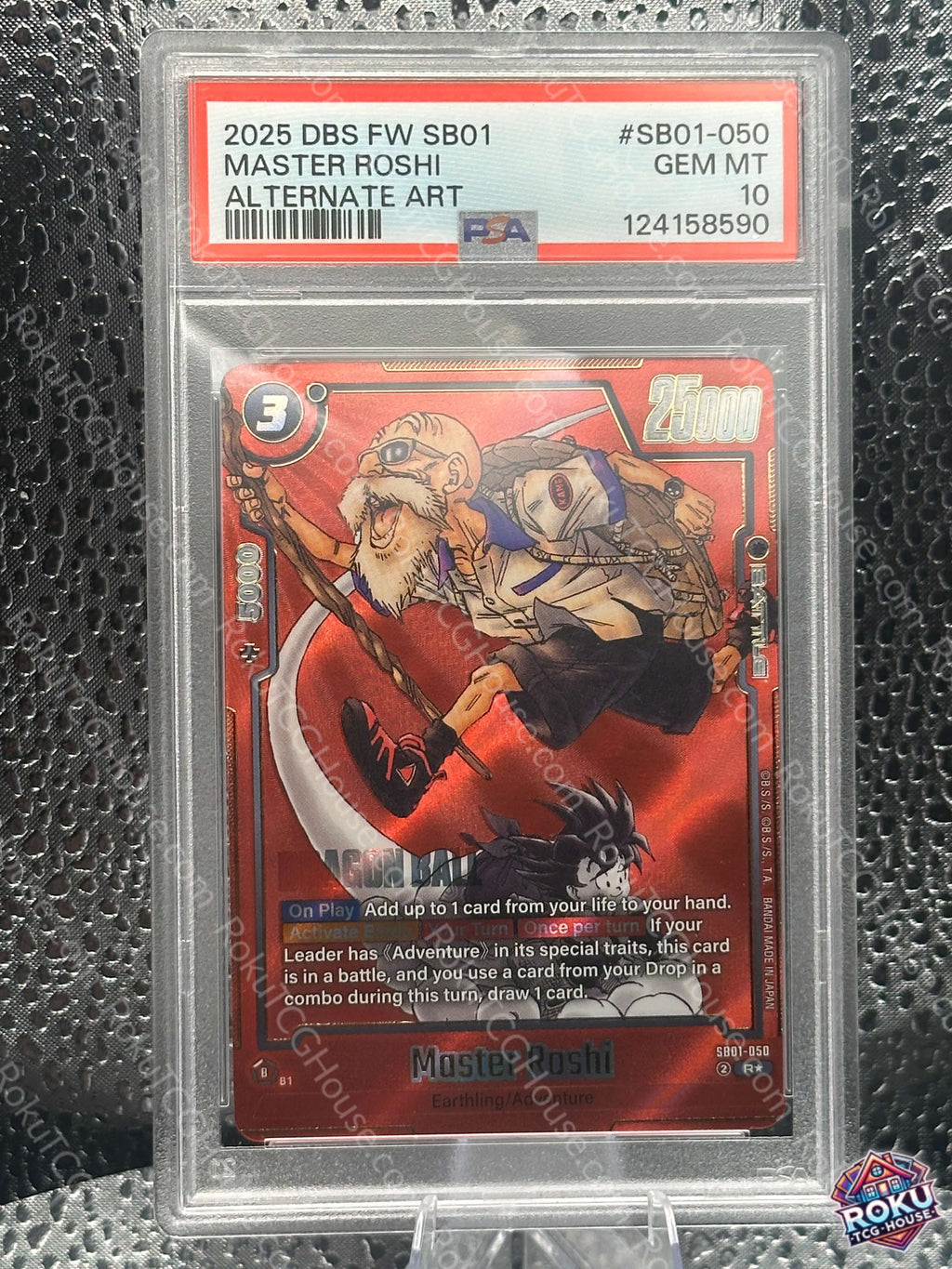 Master Roshi - Manga Booster 01 - Dragon Ball Super Card (PSA 10)