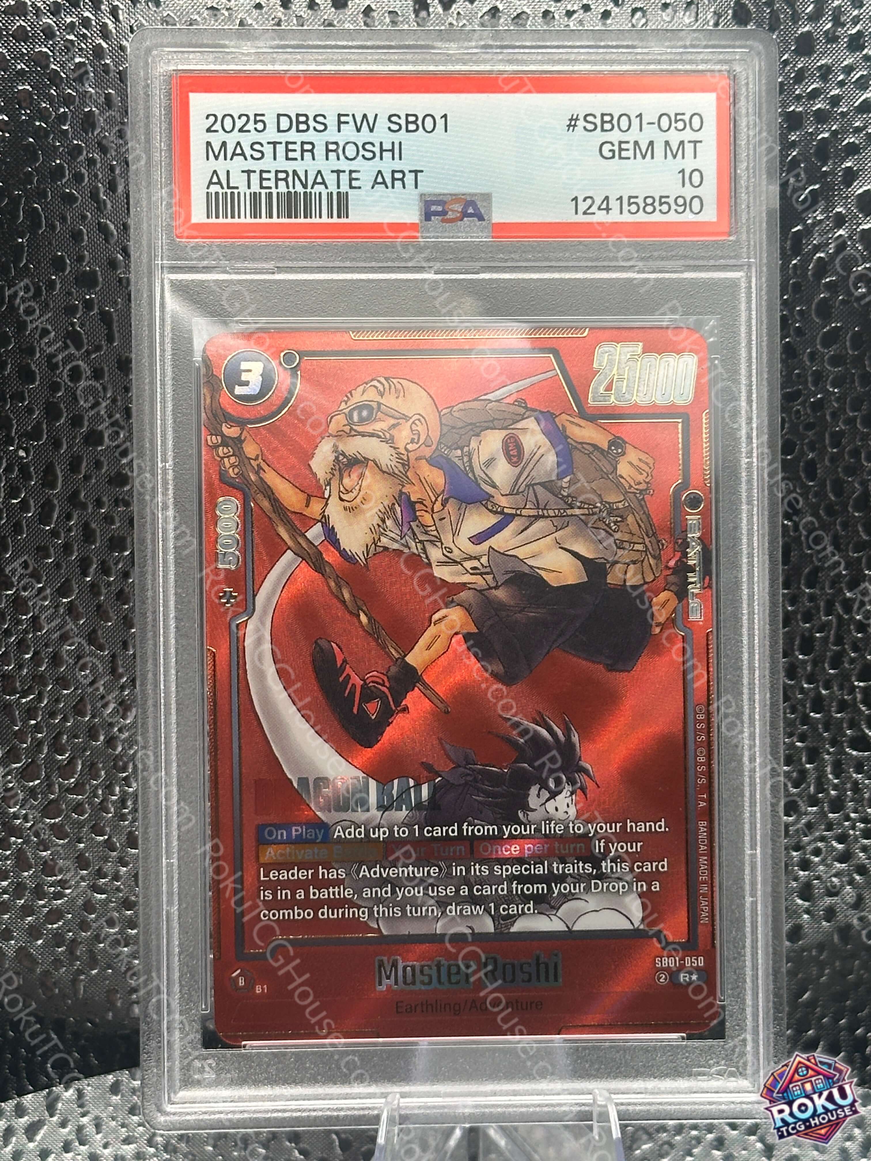 Master Roshi - Manga Booster 01 - Dragon Ball Super Card (PSA 10)