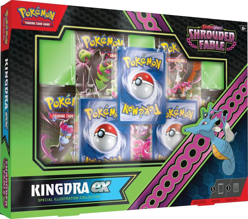Pokemon TCG - Kingdra ex / Greninja ex - Special Illustration Collection Box