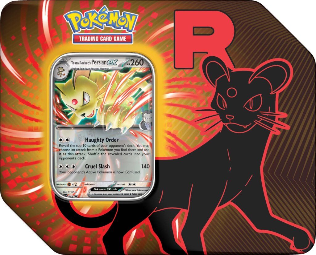 PREORDER POKEMON TCG Team Rocket Tin