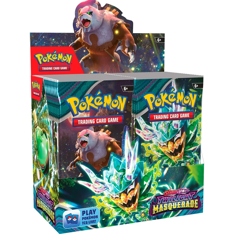 Pokemon TCG Scarlet and Violet Twilight Masquerade Booster 6 Box Case
