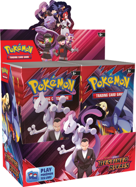 Pokemon Scarlet & Violet Destined Rivals Booster Box Display