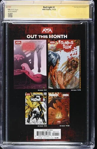 Red Light #1 - CGC Signature Series 9.8
