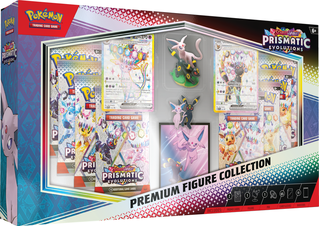Pokemon Scarlet & Violet Prismatic Evolutions Premium Figure Collection