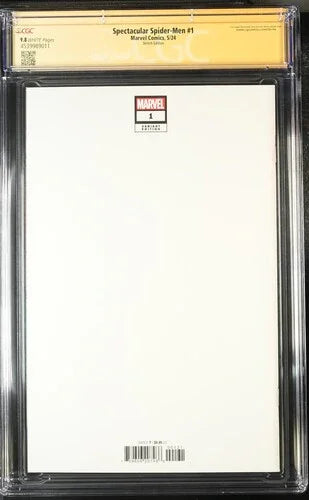 Spectacular Spider-Men #1 Sketch Edition - CGC Signature Series 9.8 John Romita Jr. Sketch