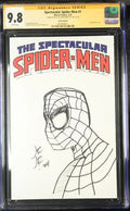 Spectacular Spider-Men #1 Sketch Edition - CGC Signature Series 9.8 John Romita Jr. Sketch