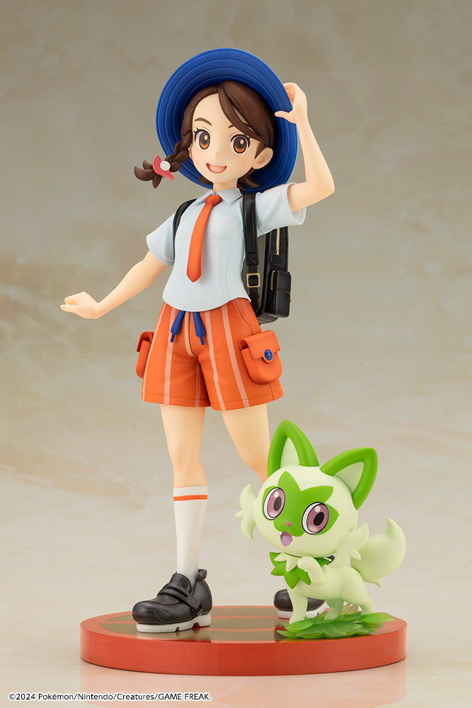 Pokemon Juliana with Sprigatito ARTFX J Statue