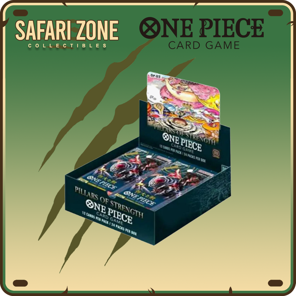 One Piece TCG: Pillars of Strength Booster Box - (OP03)