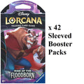 Disney Lorcana Rise of the Floodborn Sleeved Booster Pack Case (42 Packs)