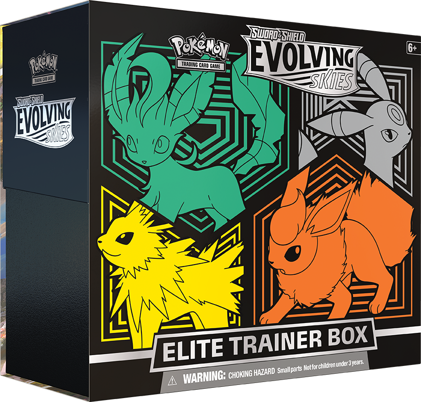 Sword & Shield: Evolving Skies Elite Trainer Box (ETB) (Flareon/Jolteon/Umbreon/Leafeon)