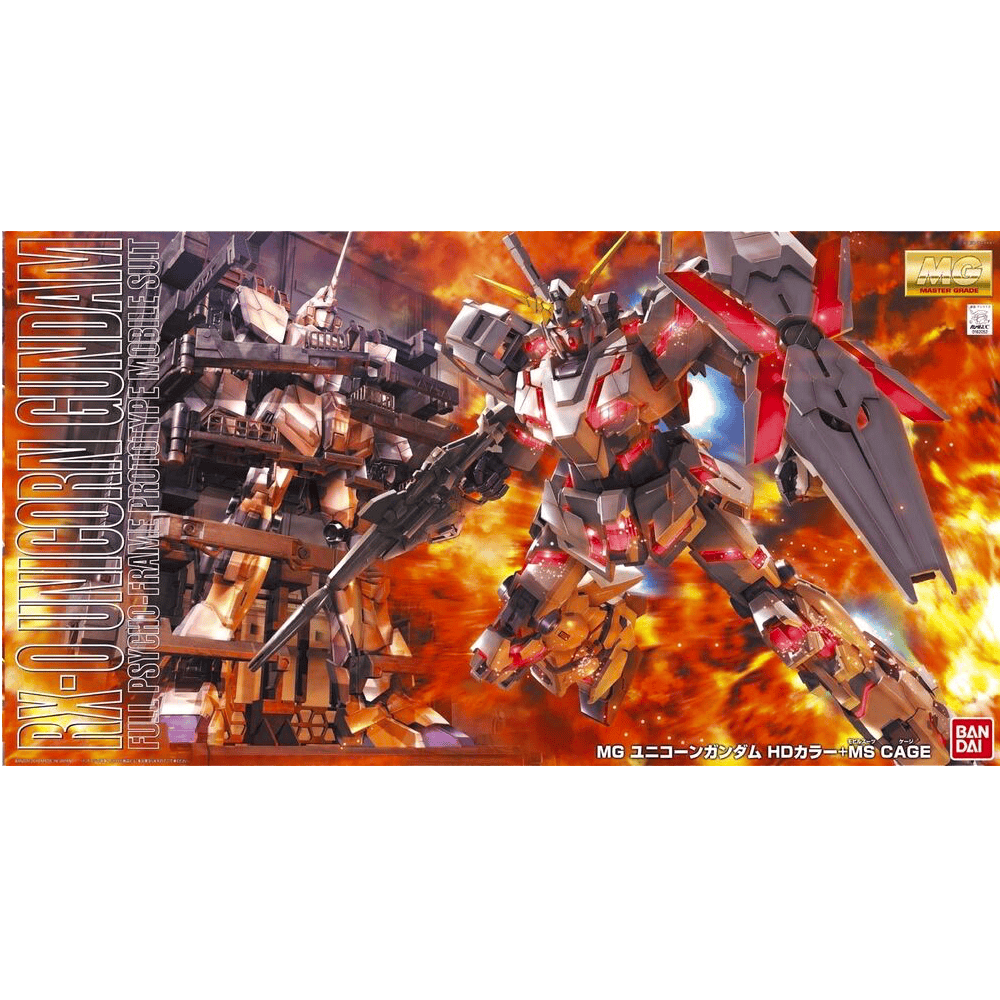 Gunpla: Mobile Suit Gundam - "RX0 Unicorn Gundam HD Color Full Psycho Frame Prototype", MG 1/100
