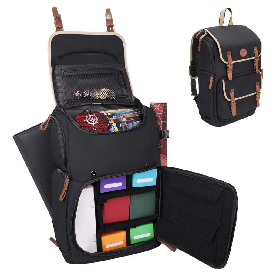 Enhance: Designer Edition Trading Card Storage Backpack - Black