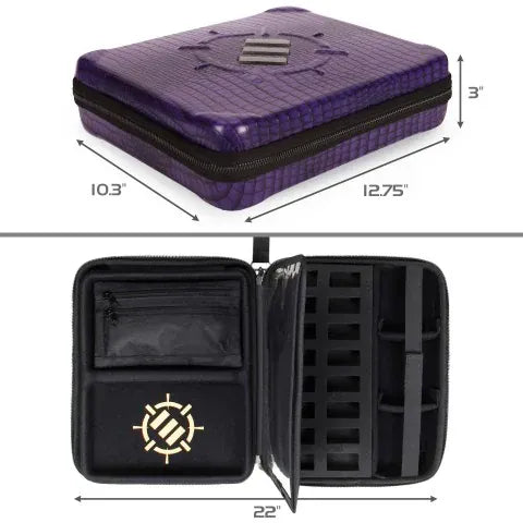 Enhance: Tabletop Series RPG Organizer Case - Dragon Skin Purple