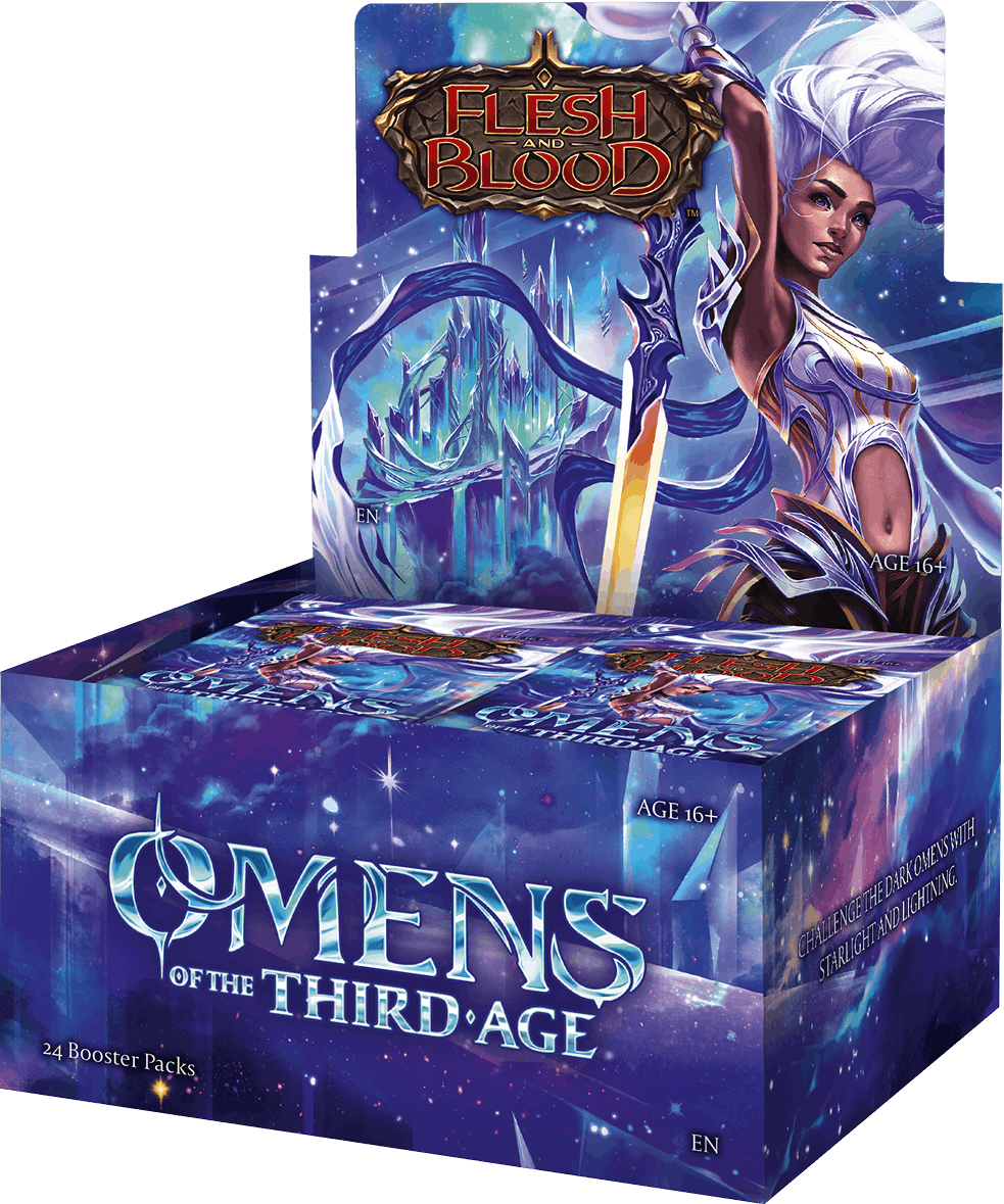 Flesh and Blood TCG: Omens Of The Third Age Booster Display (Pre-Order)